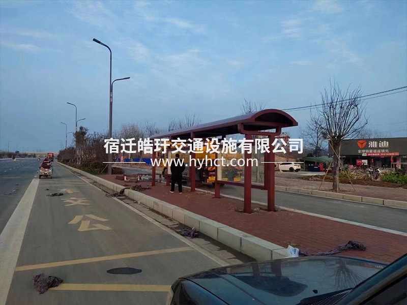 候車亭現(xiàn)場(chǎng)安裝案例